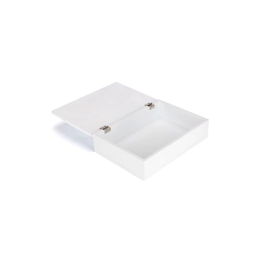 Boîte à Personnaliser Avec Photos 21,5x21,5x6,8 Cm - Noire - Cadre Pêle-mêle En Bois