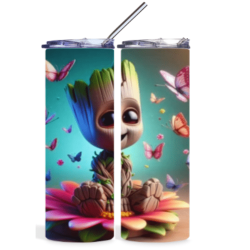 Gourde personnalisée 'Groot' : un design inspiré pour les fans et les amateurs d'originalité.