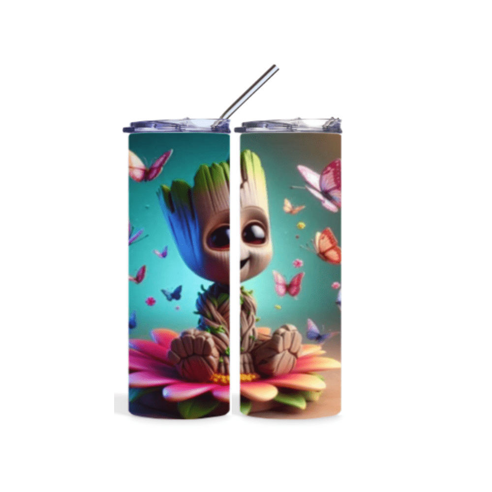 Gourde personnalisée 'Groot' : un design inspiré pour les fans et les amateurs d'originalité.
