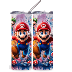 Gourde personnalisée 'Mario' : un clin d'œil nostalgique pour les fans de l’univers gaming.